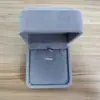Caja de joyería de franela caja de embalaje para colgante caja para anillo de boda caja flocado para aretes caja de regalo de joyería entrega al por mayor