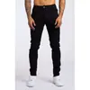 Jeans para Hombre de Color Claro Estilo Coreano Modernos Ajustados Elásticos Pantalones de Verano para Jóvenes Pantalones Modernos