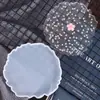 Molde de Silicone para Resina Espelhada de Nuvem de Cristal Epoxy, Porta-Copos de Onda Irregular, Decoração de Mesa