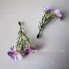 Accesorios Simulados de Milán, Guirnalda de Flores de Gipsofila, Accesorios Hechos a Mano para DIY, Kit de Materiales de Hortensia y Margarita, Pegatinas Faciales de Abanico