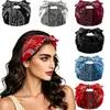 Diadema deportiva elástica ancha con estampado de leopardo, superventas transfronteriza, talla grande adecuada para cabezas grandes europeas y americanas, fábrica de diademas