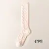 Calcetines Gruesos de Coral Fleece de Invierno que No Sueltan Pelo para Mujer, Calcetines Largos, Calcetines Cálidos para Pantorrilla en Color Morandi, Calcetines para el Hogar y Maternidad