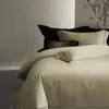Nuevo juego de cuatro piezas de jacquard hueco de algodón-lino Tencel de alta precisión y lujo sutil, juego de ropa de cama premium para regalo con funda de edredón