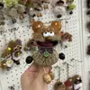 Boneca Pingente DIY Feita de Cascas de Frutas, Mesmo Estilo das dos Pontos Turísticos, Terapia Sonora Personalizada com Manivela de Casca de Fruta, Presente de Formatura