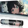 Mouse Pad Grande Mais Vendido Transfronteiriço com Ilustrações de Jogos, Design Espessado com Borda Travada, Mouse Pad Antiderrapante para Desktop para Estudo e Jogos