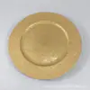 Platos de Carga de Plástico para Comercio Exterior Fiesta Navideña de Vacaciones Europea y Americana Banquete de Bodas Estilo de Corte Vintage Platos de Cena