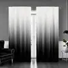 Cortinas gruesas opacas transfronterizas para dormitorio, sala de estar y estudio, venta al por mayor con estampado geométrico de impresión digital, hechas a medida por el fabricante