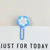 Lindo Flor PVC Caucho Suave Clip de Papel Creativo Dibujos Animados Marcador Broche Estudiante Oficina Papelería Decoración Colorida