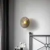 Luo SanhuaLuminária de Parede Toda em Cobre para Parede de Fundo da Sala de Estar, Cabeceira do Quarto, Luminária de Parede para Estudo, Luminária de Entrada de Corredor de Vidro