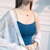 Alça Fina de Ombro Sling Feminino Slim Sexy Terno com Costas Bonitas Verão Novo Colete