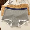 Calzoncillos tipo bóxer para mujer dos en uno 10A Calzoncillos tipo bóxer antibacterianos para mujer Algodón puro Longitud extendida Sin costuras Cómodos Ropa interior para niñas