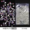 Rinestones para Uñas al por Mayor Diamantes Súper Brillantes para Uñas Rinestones Planos Huazi Decoraciones y Accesorios de Uñas Color AB Diamantes Redondos Diamantes Pequeños