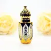 Botella de Aceite Esencial Electrochapada, Botella Vacía, Botella de Vidrio con Rodillo de Alta Gama, Botella de Muestra de Líquido Cosmético Esencial de 3ml 6ml