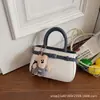 Bolso de Mano de Alta Gama con Bloques de Color para Mujer 2026 Nuevo Bolso Cruzado de Verano para el Trabajo Bolso de Hombro Moderno Elegante Casual