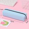 Estuche para Lápices con Logo Personalizado, Estuche Sencillo de Gran Capacidad, Alta Elasticidad y Resistencia a las Manchas, Caja de Papelería para Estudiantes, Estuche de Doble Capa de Alto Valor