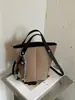 Bolso Cubo de Lino Único de Gran Capacidad 2025 Versátil Bolso de Axila Bolso de Hombro Vintage para Viajes Diarios Bolso de Mano para Mujer