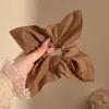 Scrunchie de rede retrô de alta qualidade, elástico de cabelo versátil oversized estilo coreano, acessório de cabelo de alta elasticidade para outono e inverno