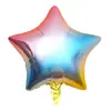 Comércio Exterior Balão de Filme de Alumínio 18 polegadas Estrela de Cinco Pontas Multicolorido Decoração de Festa de Aniversário Casamento Suprimentos Balão de Folha de Alumínio Atacado