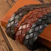 Cinturón Tejido de Moda Transfronterizo Estilo Europeo y Americano para Mujer, Cinturón Versátil de Nicho sin Hebilla para Vestidos, Cinturón Decorativo de Cuero de Gama Alta para Mujer