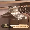 Perchas de Aleación de Aluminio Espacial para Uso Doméstico, Sin Marcas, Anti-Pliegues en los Hombros, Perchas de Acero Inoxidable de Lujo Ligero, Tendedero a Juego