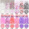 Arte de uñas flash papel de lámina dorada fragmentos lentejuelas camaleón brillo polarizado polvo de lámina europea polvo de espejo mágico Aurora polvo brocado