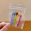 Presilha fofa de franja em desenho animado, presilha lateral de temperamento doce dopamina, nova presilha de bico de pato primavera-verão 2026, acessório de cabelo