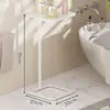 Prateleira de armazenamento para banheiro, suporte de chão para banheira, suporte para sabonete líquido de chuveiro para vaso sanitário, prateleira de armazenamento para casa, prateleira de armazenamento estreita ao lado do vaso sanitário do banheiro