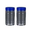 Garrafa Plástica Transparente de 300ml Boca Larga Amostra Goji Berry Boca Larga Garrafa Vazia Pequena Produto para Cuidados com a Saúde Garrafa Dosadora para Pó Sólido