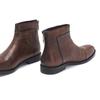 SYD Botines Chelsea Retro Británicos de Piel Botas de Piel Retro Hechas a Mano Punta Vieja Casual de Negocios Zapatos Altos de Piel