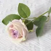 Rosas de Terciopelo Sintético Cuidadosamente Seleccionadas para San Valentín Decoración de Boda para el Hogar Pared de Flores Tacto Flores Sintéticas Flores Artificiales Falsas