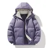 Popular chaqueta de algodón otoño e invierno 2024, unisex, marca de moda, abrigo de algodón cálido, top, prenda exterior, blanquecino