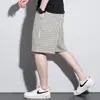 2026 Nuevos Pantalones Cortos de Gasa de Burbujas Azules y Blancos Estilo Japonés para Hombres y Mujeres, Pantalones Finos Sueltos de Verano con Cordón de Cinco Puntos para Parejas