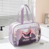 Bolsa de Cosméticos, Gran Capacidad, Portátil de PVC con Compartimento para Zapatos, Neceser, Bolsa para Natación y Fitness, Bolsa de Almacenamiento de Maquillaje y Artículos de Tocador para Viaje