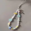Cadena Corta para Teléfono Móvil Ins Dulce Fresco Nicho Amarillo Gatito Colgante Cámara CCD Funda para Teléfono Móvil Universal Femenina