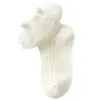 Calcetines para Niños, Calcetines de Encaje para Niñas, Calcetines Blancos de Malla Transpirable Finos de Verano para Baile, Calcetines de Algodón para Niñas de Primavera y Otoño
