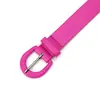 Cinturón delgado de color caramelo estilo coreano para mujer, versátil y moderno, adecuado para combinar con jeans y vestidos, cadena decorativa para la cintura, simple y de alta gama