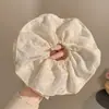 Falda de Organza Negra Estilo Ballet Anillo para el Cabello Intestino Grueso Cuerda para el Cabello de Primavera Temprana para Mujer Cuerda para el Cabello con Sentido Avanzado Accesorios para el Cabello