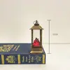 Decoraciones de Navidad, Lámparas de Aceite Pequeñas de Navidad, Luces de Llama Simulada, Lámparas de Viento LED, Luces de Velas, Luces Decorativas de Navidad, Luces Portátiles
