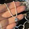 Nueva cadena brillante 2025 venta caliente collar con colgante de clavícula collar de temperamento moda para mujer collar de estrella por todo el cielo venta al por mayor