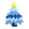 Acessórios Planos de PVC de Inverno Desenho Animado Transfronteiriços Acessórios de Cabelo Roupas Bolsas Acessórios de Joias DIY Adesivo de Cola Macia Azul