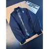 Chamarra Harrington de estilo americano con cuello mao y cierre para hombre, primavera y otoño, con un look fresco y elegante, corte de hombro regular, forro de cuadros y longitud corta