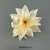 Pasador de flor de lirio, tocado de flor de seda, pinza para el pelo para fotografía de viaje, accesorio floral lateral para el pelo para Hanfu y falda Ma Mian, accesorio para fotografía