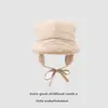 Gorra de aviador piloto de invierno para niños mayores, a prueba de viento para exteriores, otoño e invierno, protección para las orejas con forro polar, cálida para niñas