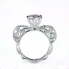 AliExpress Wish comercio exterior mano rápida superventas anillo de diamantes damas anillo de diamantes suministro de comercio exterior Anillo de compromiso de diamantes mujeres