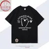 Merchandising de Genshin Impact Estilo Hu Tao Manga Corta Casual Holgada Juventud Estudiante Verano Media Manga Camiseta Ropa de Moda