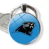 Venda Quente Transfronteiriça NFL Time Pedra Preciosa 32 Logos de Equipe de Futebol Americano NFL Pingente Anel em Relevo Pingente de Chaveiro