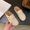 2026 Plataforma Birkenstock Cuero Mules de Espalda Abierta Mujer Exterior Perezoso Slip-On Primavera Verano Mules Sandalias