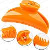 Horquilla acrílica grande de 9 cm adorno para la cabeza accesorios para el cabello clip de plástico venta al por mayor niñas clip para el baño lote de suministro para puesto