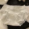 2025 novo 10A antibacteriano entrepernas estendido sexy renda calcinha feminina shorts cintura
