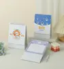 Calendário de Mesa 2025 Simples Negócios Escritório Mensal Coreano Novo Trabalho Check-in Calendário Livro Planejador Flip